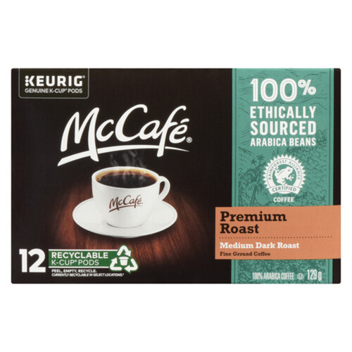 McCafé Coffee Pods Medium Dark Roast 12 K-Cups 129 g