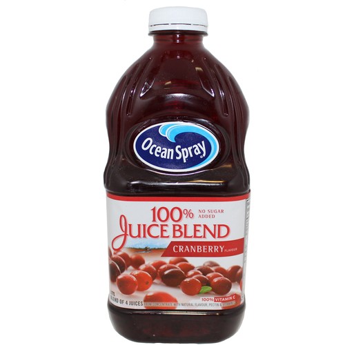 Ocean Spray 100% Cranberry Juice 1.89 L (bottle)