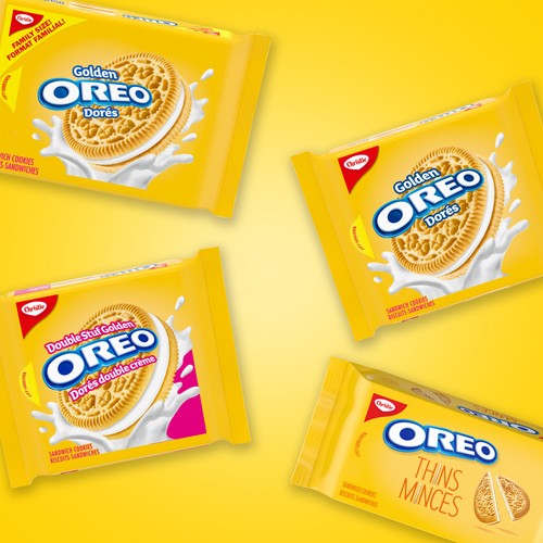 Oreo Sandwich Cookies Thins Golden 261 g