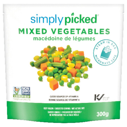 Simply Picked Frozen Mixed Vegetables 300 g