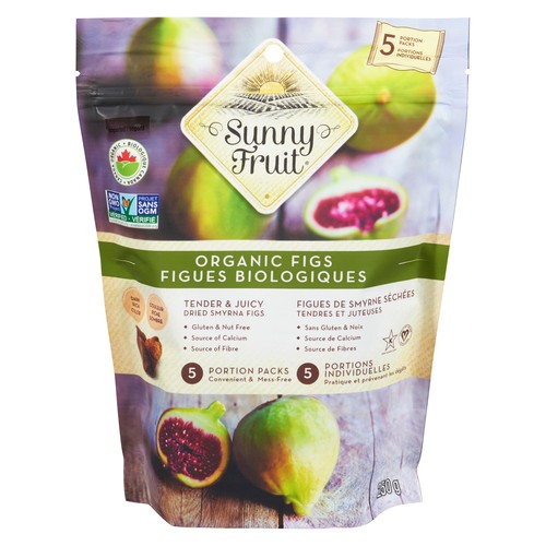 Sunny Fruit Organic Figs Portions Original 250 g
