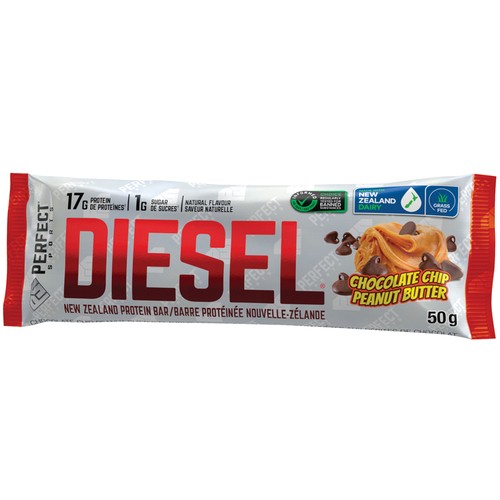 Perfect Sports Diesel Protein Bar Chocolate Chip Peanut Butter 1 Count
