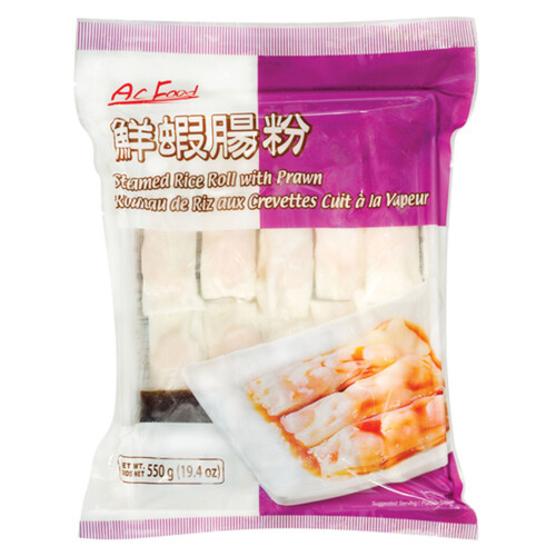 Asian Choice Frozen Steamed Rice Roll Prawns 550 g 