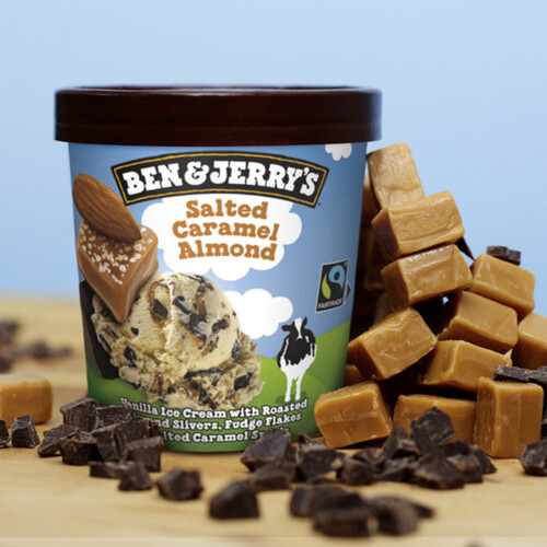 Ben & Jerry's Ice Cream Salted Caramel Slivered Almond 473 ml