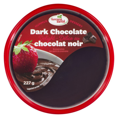 Fontaine Santé Sweet Hummus Dark Chocolate Delight 227 g