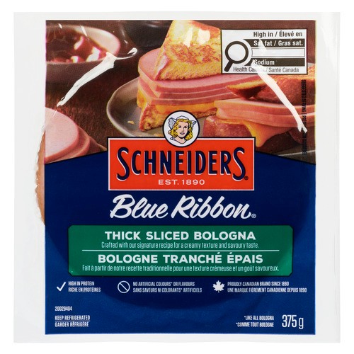 Schneiders Blue Ribbon Bologna Thick Slice 375 g