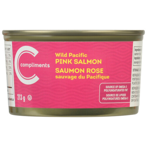 Compliments Wild Pacific Pink Salmon 213 g