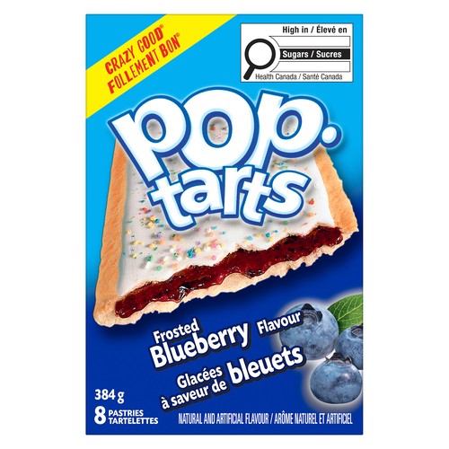 Kellogg's Pop Tarts Frosted Blueberry 8 x 48 g