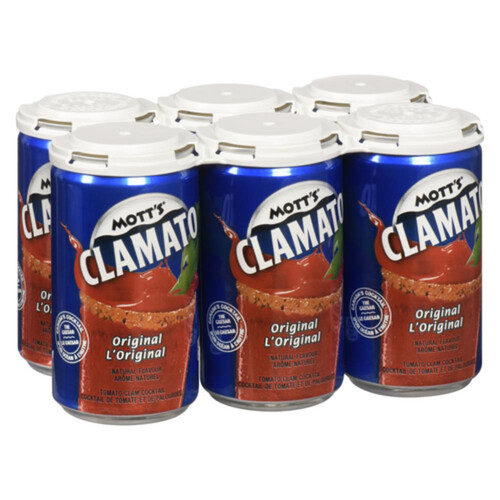 Mott's Clamato Tomato Clam Cocktail Original 6 x 213 ml (cans)