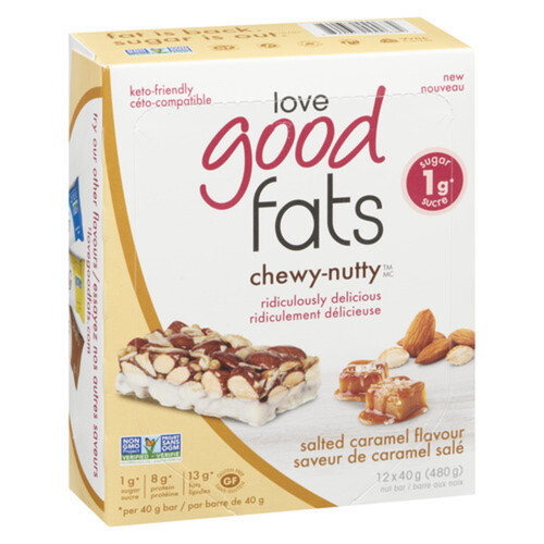 Voilà Love Good Fats Nut Bar ChewyNutty Salted Caramel 12 x 40 g Voilà Love Good Fats Nut Bar ChewyNutty Salted Caramel 12 x 40 g