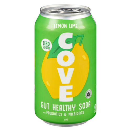 Cove Kombucha Pop Lemon Lime 355 ml (can)