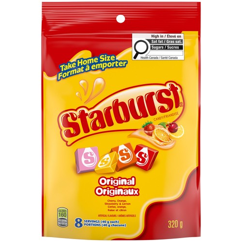 Starburst Chewy Candy Original Take Home Bag 320 g
