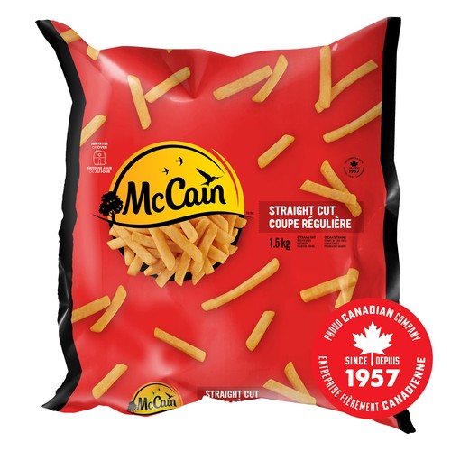McCain Frozen French Fries Straight Cut 1.5 kg