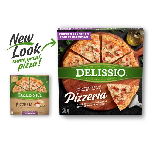 Delissio Frozen Pizza Pizzeria Chicken Parmesan 539 g