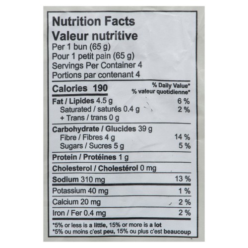 Little Northern Bakehouse Hot Dog Buns Millet & Chia 260 g (frozen)