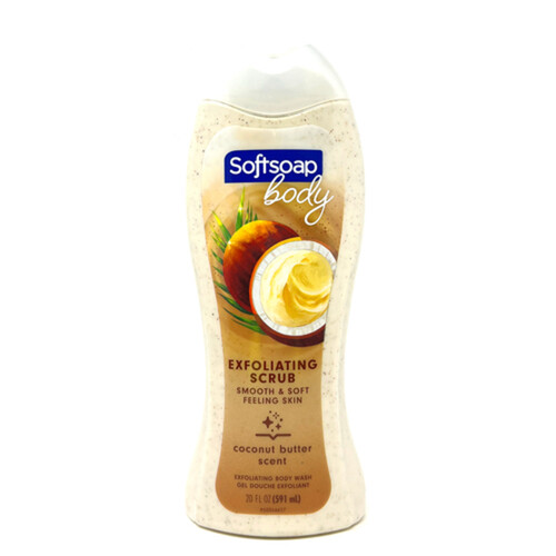 Softsoap Body Wash & Scrub With Coconut Butter Scent 591 ml