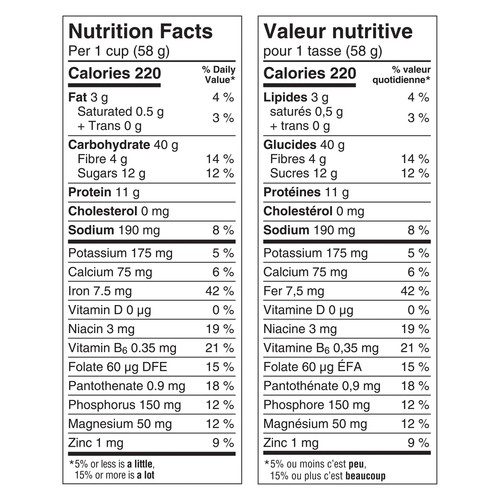 Oatmeal Crisp Cereal Protein Vanilla 455 g