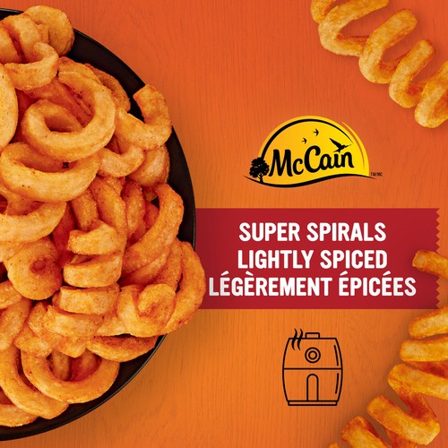 McCain Frozen Super Spirals Curly Fries 650 g