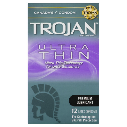 Trojan Condoms Ultra Thin 12 Count