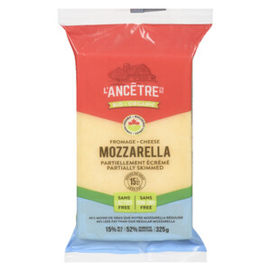 L'Ancetre Organic Cheese Mozzarella Partly Skim 325 g - Voilà Online ...