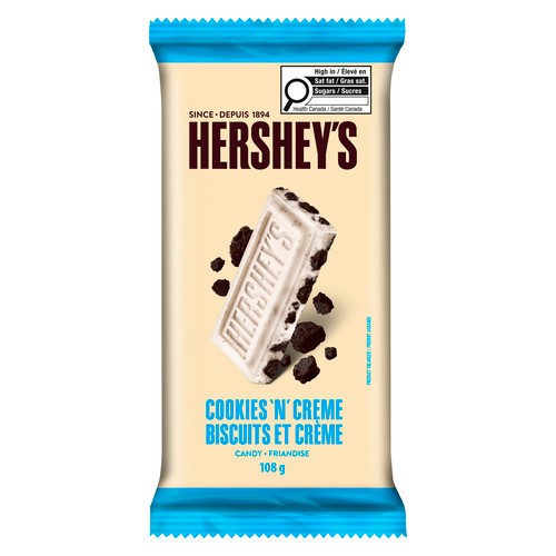 Hershey's Chocolate Bar Cookies 'N' Cream 108 g