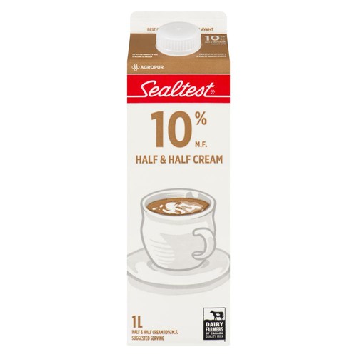 Sealtest 10% Coffee Cream Half & Half 1 L