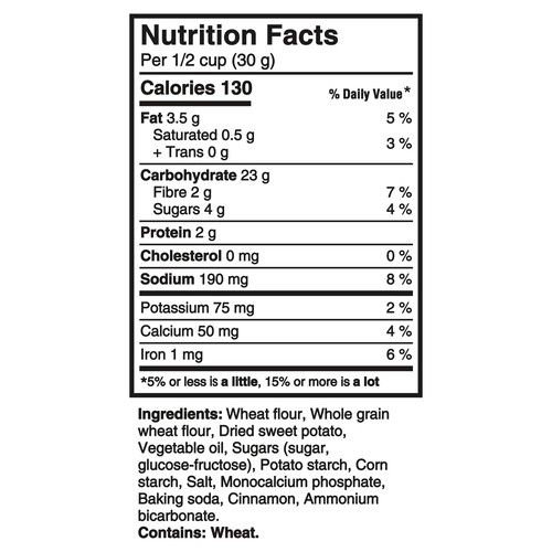 Christie Wheat Thins Crackers Sweet Potato 175 g