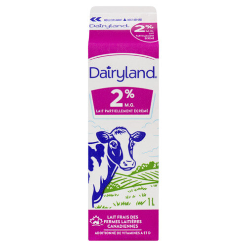 Dairyland 2 Milk Partly Skimmed 1 L Voilà Online Groceries & Offers