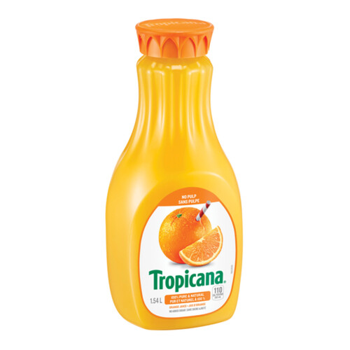 Tropicana Juice No Pulp Orange 1.54 L (bottle)