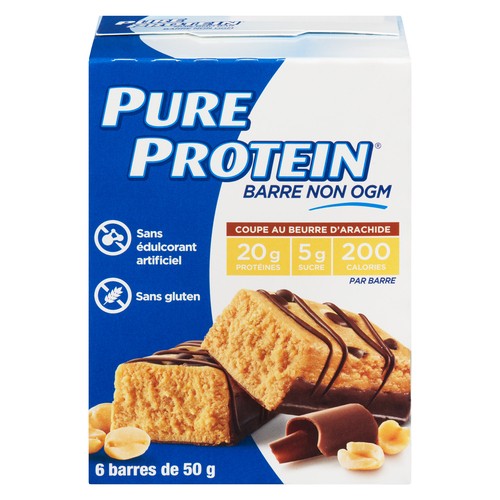 Pure Protein Gluten-Free Protein Bar Peanut Butter Cup 6 x 50 g