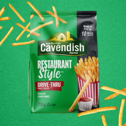 Cavendish Farms Fries Thin Crust Restaurant Style Drive Thru 750 g (frozen)
