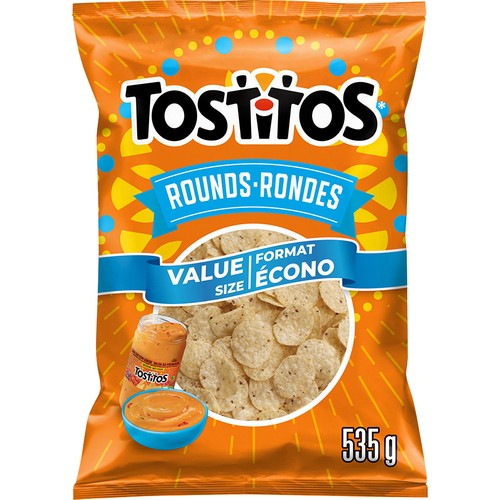 Tostitos Rounds Tortilla Chips Value Size 525 g