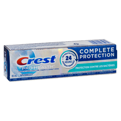 Crest Pro-Health Toothpaste Complete Protection Bacteria Shield 85 ml