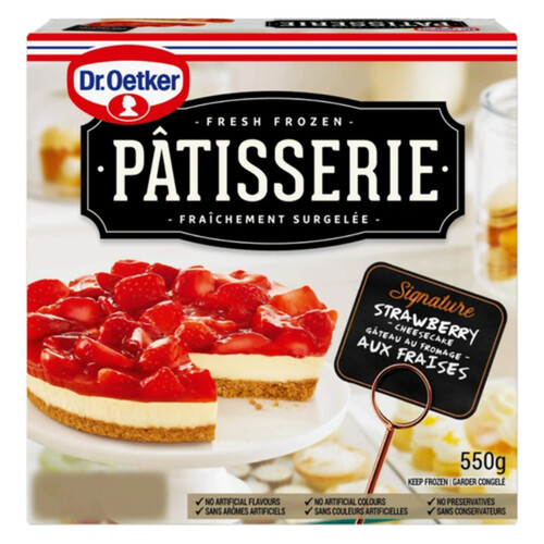 Dr. Oetker Frozen Cheesecake Strawberry 550 g