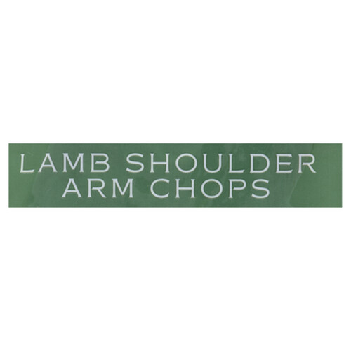 New Zealand Spring Lamb Shoulder Chops Lamb 675 g (Frozen)