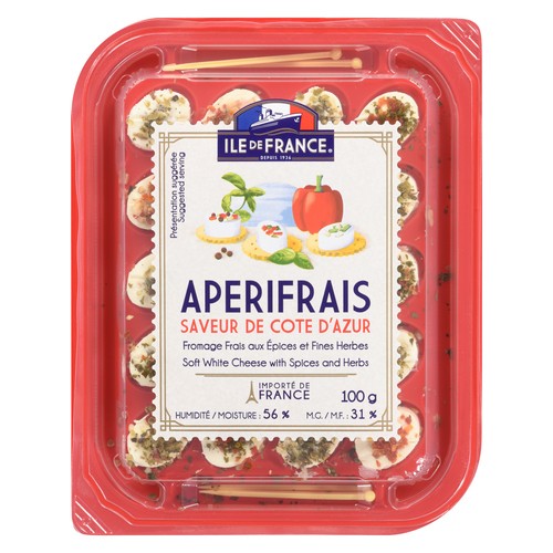 Île De France Riviera Flavor Apérifrais Cheese 100 g