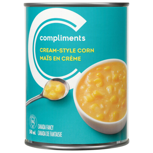 Compliments Canned Corn Cream-Style 540 ml