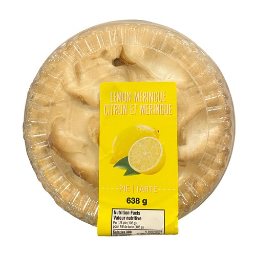 Rise Baking Frozen Pie Lemon Meringue 638 g