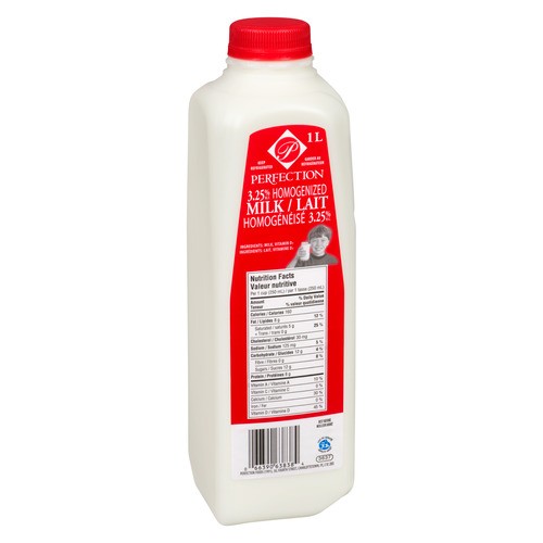Perfection 3.25% Milk Jug Homogenized  1 L