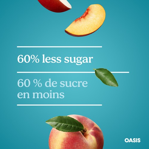 Oasis Hydrafruit Juice Boxes Peach 8 x 200 ml