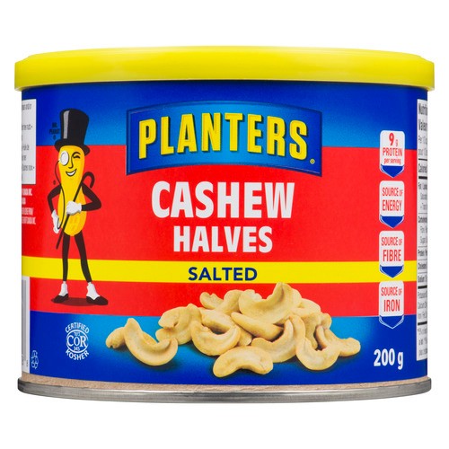 Planters Cashew Halves Salted 200 g