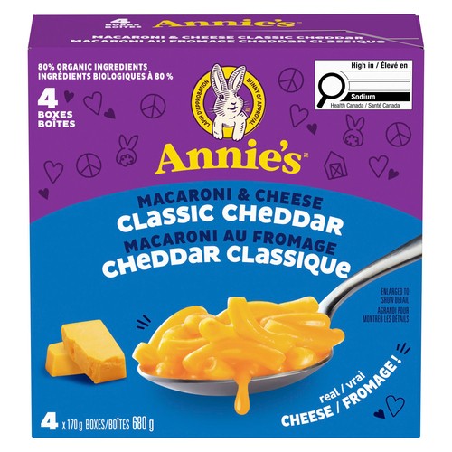 Annie's Macaroni & Cheese Classic Cheddar 680 g