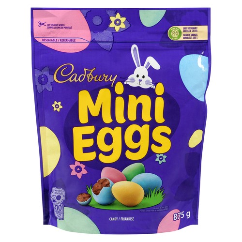Cadbury Mini Eggs Chocolatey Candy 875 g
