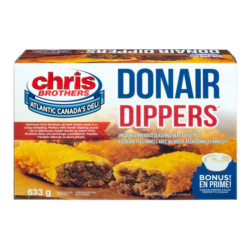 Chris Brothers Frozen Donair  Dippers 633 g