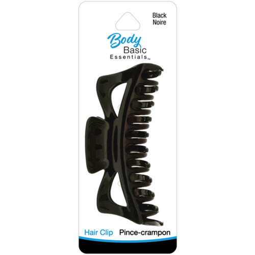 Body Basic Essentials Hair Clip Black Large 1 EA 