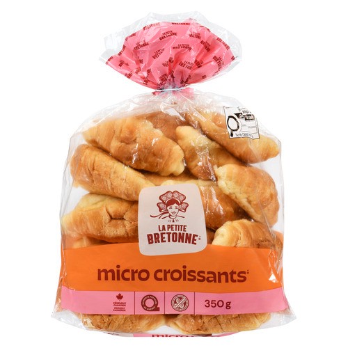 La Petite Bretonne Micro Mini Croissants 24 Pack 350 g