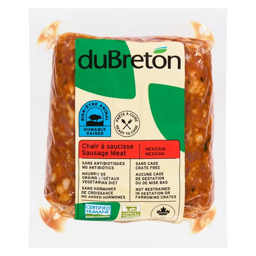 DuBreton Sausage Meat Mexican 500 g