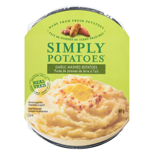 Simply Potatoes Garlic Mashed 680 g