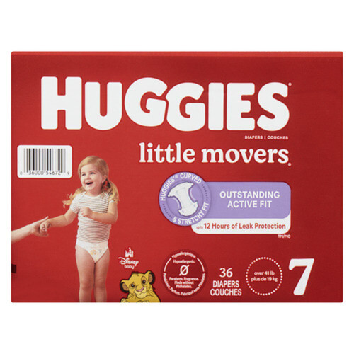 Huggies Little Movers Diapers Size 7 36 Count