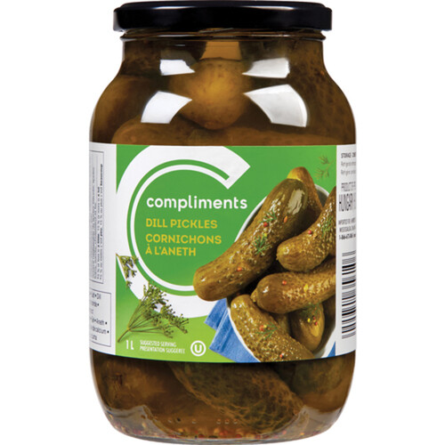 Compliments Dill Pickles 1 L